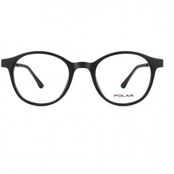 Polar 533 Kids With Clip-On 408 Kids' Eyeglasses Black Size 47 - Blue Light Block Available