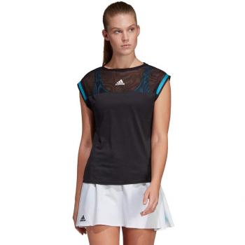 adidas Escouade tee Camiseta, Mujer, Negro/Ciasho, S