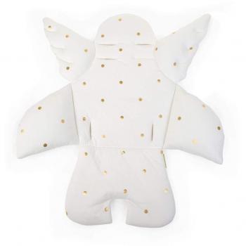 Childhome CHCCASCGD Angel Cojín para Trona, 60 x 63 x 5 cm, Blanco