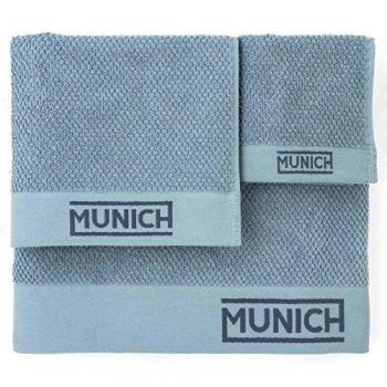 Munich Juego DE Toallas Azul