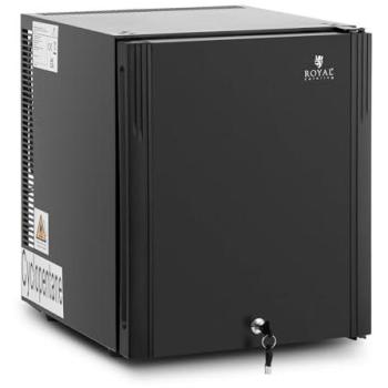 Minibar 25 L - Negro - Puerta de Cristal - Royal Catering