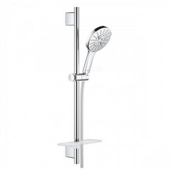 Conjunto de columna de ducha Grohe Rainshower SmartActive 130 con 3 sprays, 600mm, acabado en cromo