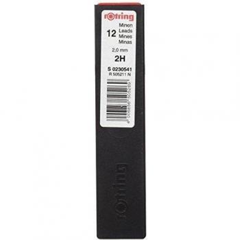 Rotring S0230541 - Minas para portaminas 2H 2.00mm