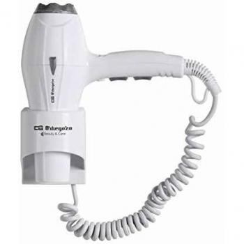 Orbegozo SEH 1800 Secador de Hotel, Motor Profesional, 2 Velocidades, 3 Niveles de Temperatura, Base de Pared, 2000 W