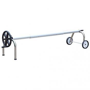 Cubierta Térmica Solar para Piscinas 400 Micras Eco 7x3m sin Refuerzo - Ahorro de Energía y Reducción de Costos con Enrrollador Telescópico en Acero Inox