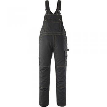 Pantalón de Trabajo con Tirantes MASCOT® Elvas, Color Negro, Talla C42 (82)