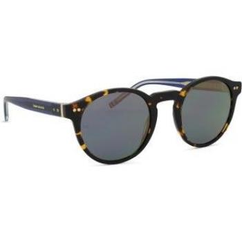 Tommy Hilfiger TH 1795/S Sunglasses, Brown, Oval Shape, Unisex, Size: 50 MM, Havana Blue Gold Mirror
