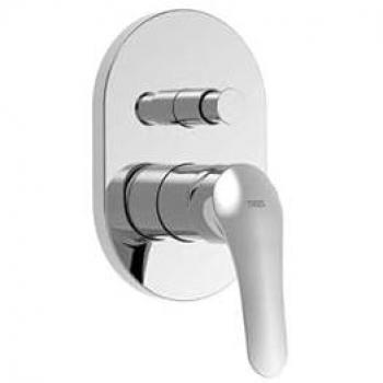 Grifo Monomando Empotrado 2 Vías Ducha Base Plus TRES