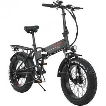 Bicicleta Eléctrica Fat Tire 26 Pulgadas 48V 15AH Lafly LANKELEISI XC4000 y Jinhama R6 Negra 800W 48V 12.8AH Neum