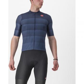 Maillot de hombre Castelli Livelli manga corta azul oscuro - S