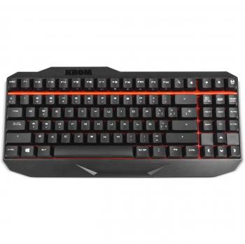 Krom NXKRMKROSSRD - Teclado gaming, color negro