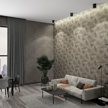 Noordwand Papel de Pared Vintage Deluxe Revestimiento Mural Decoración de Hogar Color Gris Metálico, Verde, Beige Metálico y Marrón