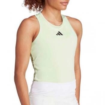 Camiseta de Tirantes Adidas Club para Mujeres - Verde Claro