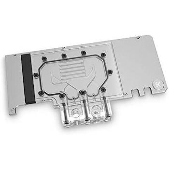 EKWB Quantum Vector Trinity RTX 3080/3090 Backplate - Placa Trasera para Refrigeración Líquida de GPU - Compatible con NVIDIA GeForce RTX 3080 y 3090 Zotac Trinity Series - Al