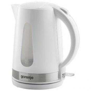 Hervidor de Agua Eléctrico Gorenje K17WE 2200W 1.7L Base Rotativa 360° Blanco