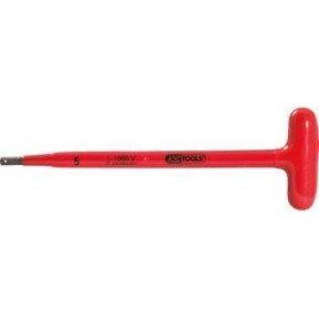 Llave Allen con mango en T y aislamiento protector KS Tools 117.1685, 8x160 mm