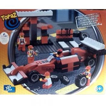 Interibi - Construcción Fórmula 1 con 220 Piezas, Color Rojo