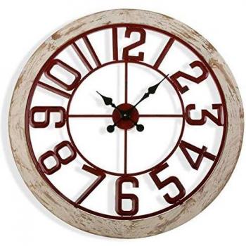 Versa Reloj Pared Metal 70 Cm, Multicolor, No Aplica