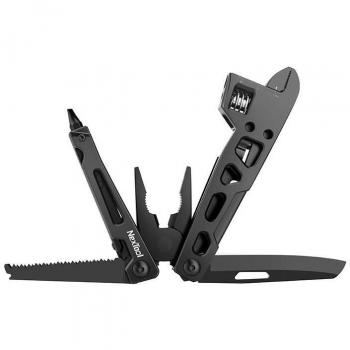 Nextool Vanguard NE20131 9-in-1 Black Multitool with Adjustable Wrench and Pliers