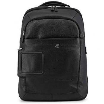 Piquadro Urban Voyager Black Nylon Backpack, Male, Size: ONE SIZE