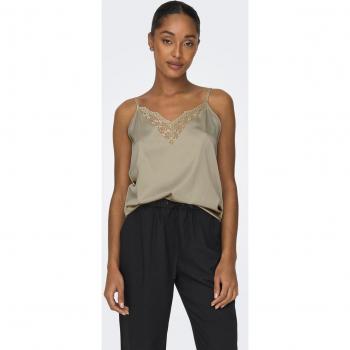ONLVICTORIA SL LACE MIX SINGLET WVN