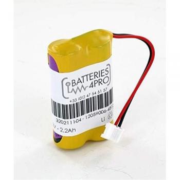DAITEM - Batería de Litio 7.2V 2.2Ah de Alarma 3202111-04 - 3202111-04