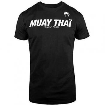 Venum Muay Thai Vt Camiseta, Hombre, Negro/Blanco, XL