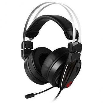 MSI Immerse GH60 - Auriculares con Micrófono, Certificación Hi-Res, Negro
