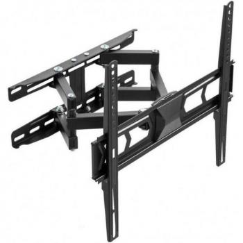 Soporte de Pared Articulado para TV 26”-65” | Brazo Doble Extensible y Giratorio | Montaje VESA Universal | Estructura Reforzada hasta 40 kg