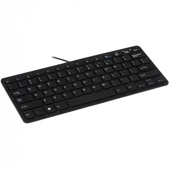 Teclado Compacto R-GO Tools QWERTY Nórdico Negro Cableado