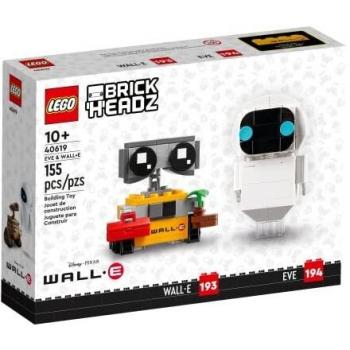 LEGO Brickheadz Disney Eve #194 y Wall-E #193 Set 40619