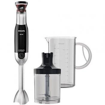 Philips HR1671/90 - Batidora de varilla Avance Collection 800W, tecnologia ProMix, Controla de forma intuitiva 10 velocidades, diseño ergonómico,Picadora extragrande