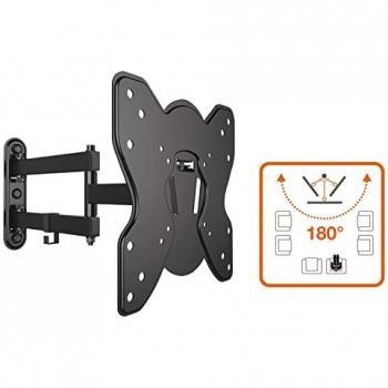 Estante para TV de 28-42 pulgadas con brazo reforzado orientable - Negro 451063