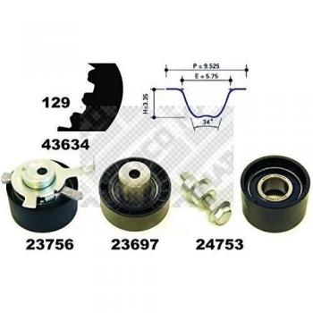 Mapco 23608 Juego de correas dentadas