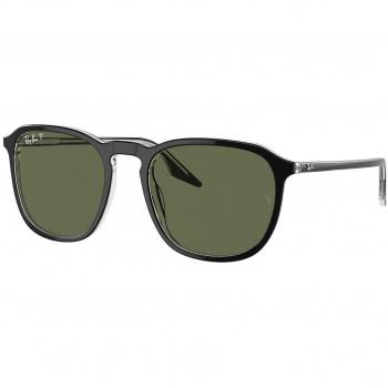 Ray-Ban RB2203F Asian Fit Polarized 919/58 Men's Sunglasses Black 55mm