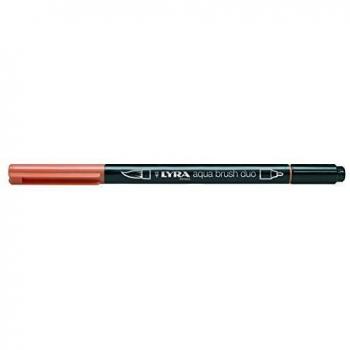 Rotulador Doble Punta Aqua Brush Duo - Color Ocre Tostado - Lyra