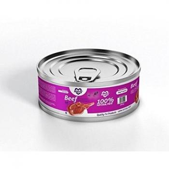 MARTY Alimento Húmedo para Perros - Comida Perros Alimento Humedo Sin Colorantes Sin Conservantes Natural Proteína Monoproteína Lata Perro Ternera Hipoalergénica 400 g