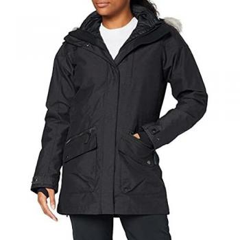 Columbia Carson Pass IC Jacket Chaqueta Impermeable, Mujer, Negro, Talla M