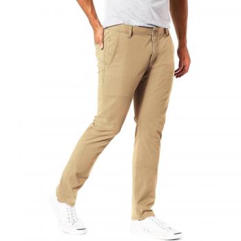 Dockers Alpha Khaki Smart 360 Flex Skinny Chinos for Men, Size W36 L32