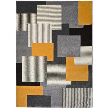 Alfombra Leo 12158 de Atticgo y UNIVERSAL XXI, características: diseño moderno, material suave al tacto, fácil limpieza, antideslizante, disponible en varios tamaños y colores
