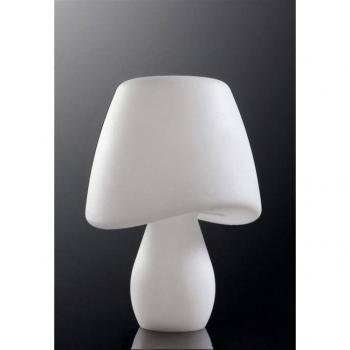 Lámpara de sobremesa Cool Sobremesa 2 bombillas E27 Outdoor IP65, Blanco Ópalo