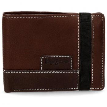 Pepe Jeans New Doors Monedero, 11 cm, 0.09 Litros, Marrón