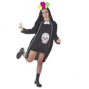Disfraz de Catrina Calaveras Multicolor para Adulto