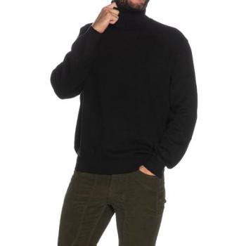 Armani Exchange Men's Black High Neck Turtleneck Sweater Size S