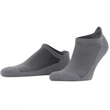 Burlington Mens Athleisure Trainer Socks, Grey (Light Grey Melange 3775), Size 5.5-8 UK, Soft, Breathable, Quick Drying, Low-cut, 1 Pair