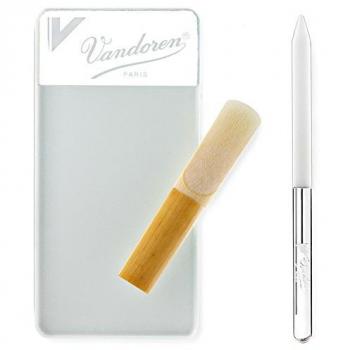 Vandoren Reed Resurfacer Stick - Durable Washable Abrasive Tool for Saxophone Reeds