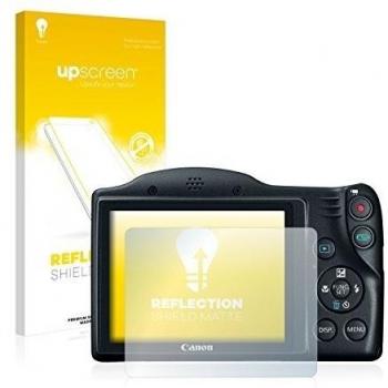 upscreen Protector Pantalla Mate Compatible con Canon PowerShot SX410 IS Película – Antireflejos, Anti-Huellas