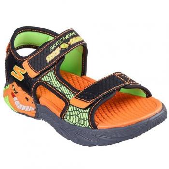 Sandalia Abierta Junior Skechers Creature Multicolor con Cierre Adherente
