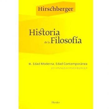 Historia de la Filosofía: II. Edad Moderna, Edad Contemporánea