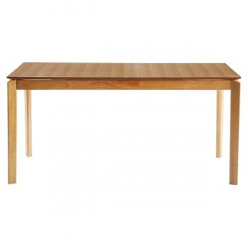 Miliboo Mesa extensible rectangular de fresno 160-210 cm BONAVISTA